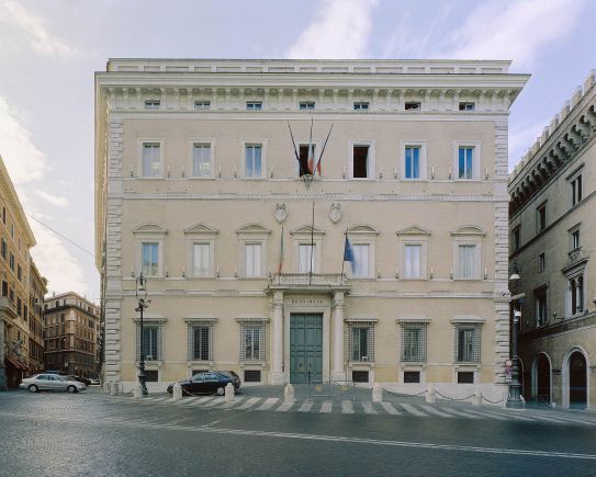 Façade of the Palazzo Valentini