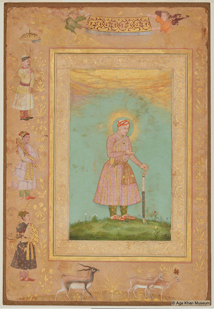 Portrait Of Akbar In Old Age Discover Islamic Art Virtual Museum