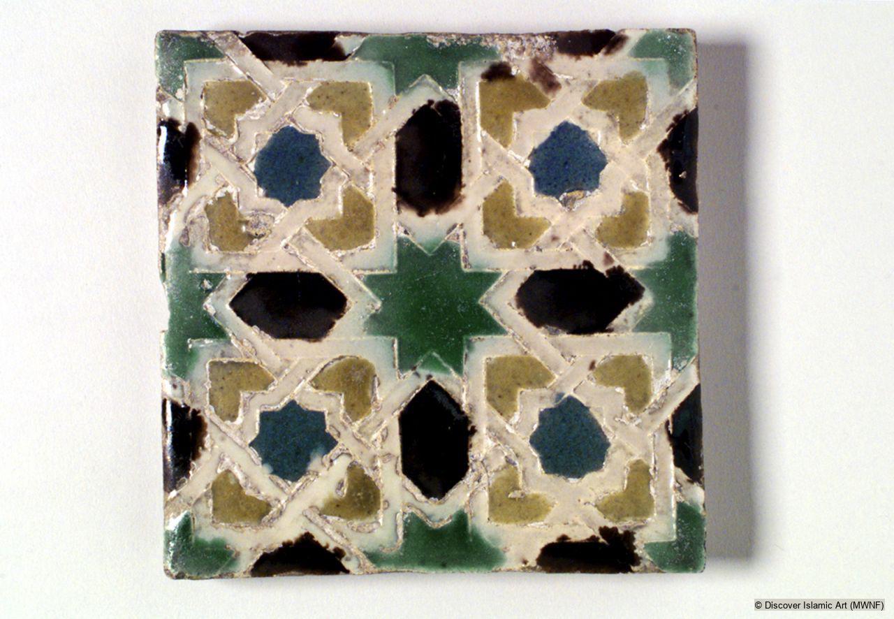 DRAEGER PARIS 1886 Ideal para cocina y baño Azulejos adhesivos de pared Lote de 6 cuadrados adhesivos con diseño de estrella oriental azul verde y gris 15 x 15 cm 